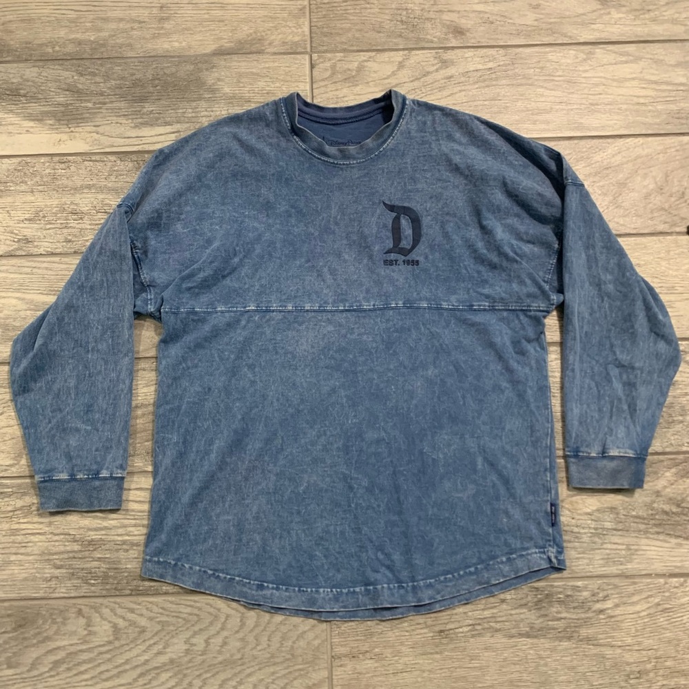 Disneyland Acid Wash Spirit Jersey Size Small Blue